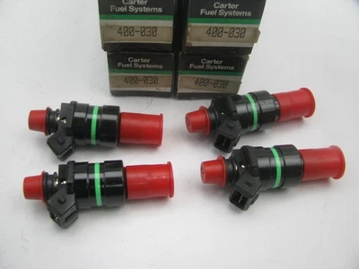 (4) Carter 400-030 Fuel Injector For 1983-84 Toyota Starlet 1.3L - 23250-13010 - Image 1 of 4