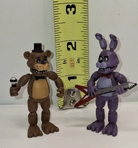 Funko Five Nights at Freddy's Mini Action Figures Lot 2016 Bonnie & Freddy 2” In - Picture 1 of 10