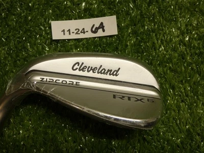 Cleveland RTX 6 ZipCore Left Hand 52* 10* Gap Wedge Mid DG Spinner Steel New - Image 1 of 4