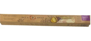 Honeycomb Beeswax Food Wrap (14” x 52”) Inch Eco Friendly Reusable Plastic Free - Picture 1 of 2