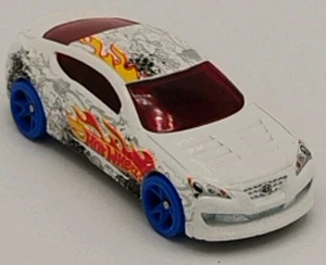 2010 Hot Wheels White Hyundai Genesis Coupe 1:64 Diecast Car - Picture 1 of 10