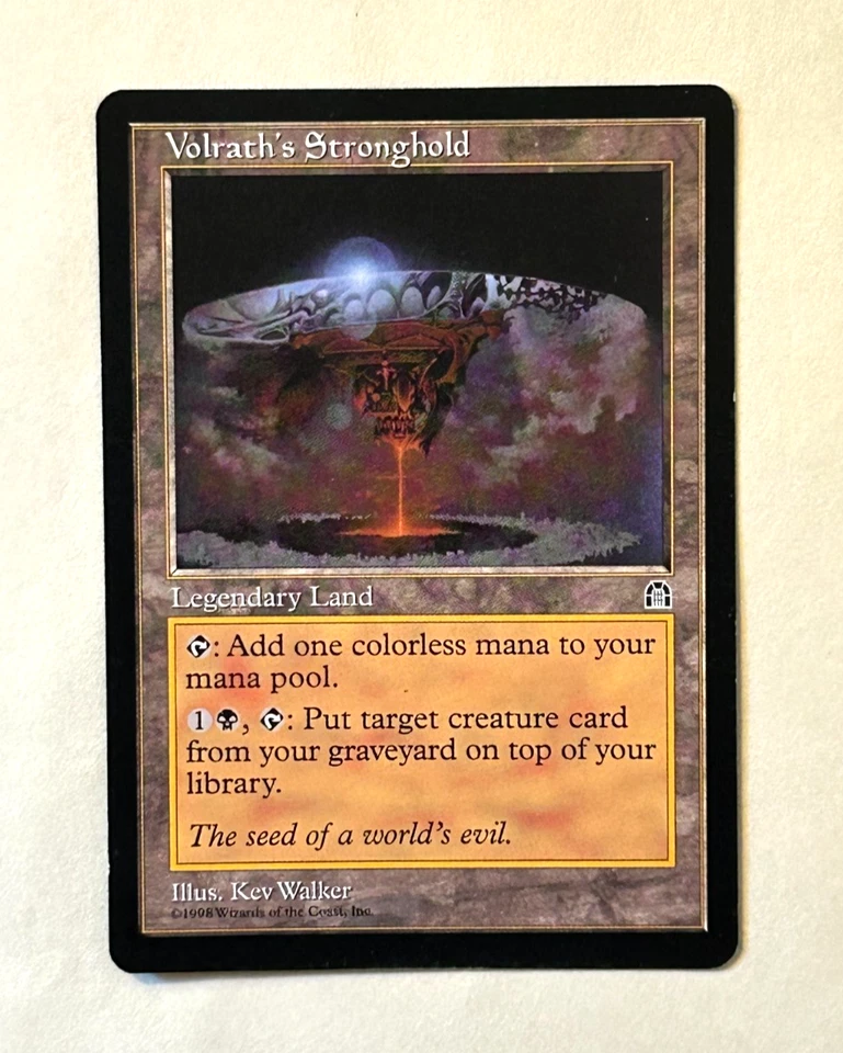 Volrath's Stronghold MTG Stronghold Lightly Played (LP) Magic the Gathering - Image 1 of 3