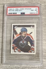 1983-84 O-Pee-Chee OPC Sticker #7 Wayne Gretzky PSA 8 NM-MT G5