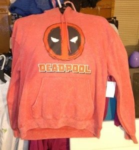 NWT MARVEL SIZE MEDIUM DEADPOOL HOODIE - Picture 1 of 2