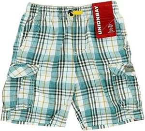 UNIONBAY Boy's Lightweight Pull-On Cargo Short (Archer Green, 4) - Picture 1 of 1