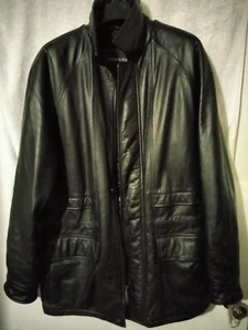 London Fog Leather Jacket Medium - Picture 1 of 5