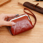 Women Coin Purse Color Multi Slots Card Holder Simple PU Leather Buckle Wa.cf