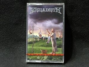 Megadeth Youthanasia Taiwan Ltd Edition Cassette Tape Sealed 1994 RARE