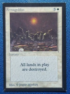 MTG 1x Armageddon LP Collectors' Edition Magic the Gathering White Sorcery Rare - Picture 1 of 4