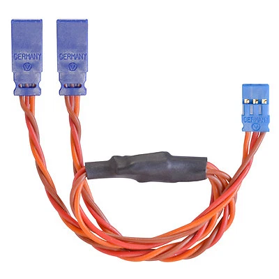 Servo Y Kabel Graupner JR Uni 0.34 qmm verdrillt Silikon 300mm partCore 130009 - Bild 1 von 2