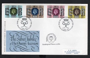1977 First Day Cover Silver Jubilee as shown Excellent PALACE Special Pmk; - Picture 1 of 1