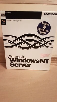 MICROSOFT WINDOWS NT SERVER 4.0 -  Includes 10 Client Access Licences - Image 1 of 4