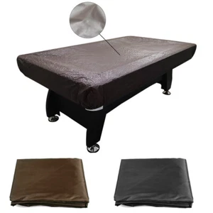 7/8/9' Billiard Pool Table Cover PVC Dustproof Full Pool With Drawstring Snooker - Picture 1 of 14