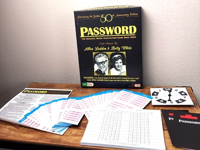 Password Game Golden 50th Anniversary COMPLETE Endless Games 2011 Word Party - Image 1 of 4
