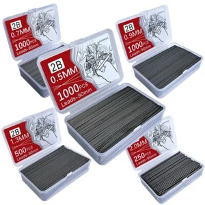 1000Pcs Mechanical Pencil Lead 0.5 0.7 0.9 1.3 2.0mm Replaceable Pencil Refills - Picture 1 of 14