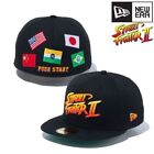 Street Fighter II NEW ERA Cap 59FIFTY Title Logo Black From Japan F/S New