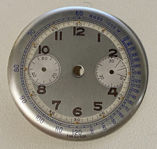 Chronograph Valjoux 23 92 Red Blue Gilt Dial 31.3mm NOS