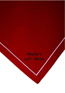Williams Sonoma Satin Stitch Rust 4 Dinner Napkins - Picture 1 of 1