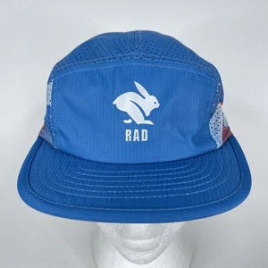 Rad Rabbit Rnnr Hat Spdwick Featherlight Running Cycling DriFit Wicking Blue S/M - Picture 1 of 11