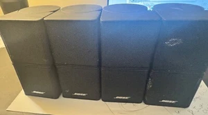 Set of 4 BOSE Jewel Double Cube Lifestyle Acoustimass Speakers - Picture 1 of 3