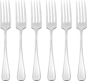 Oneida Savor Everyday Besteck Tafelgabeln 6er Set 18/0 Edelstahl - Bild 1 von 12