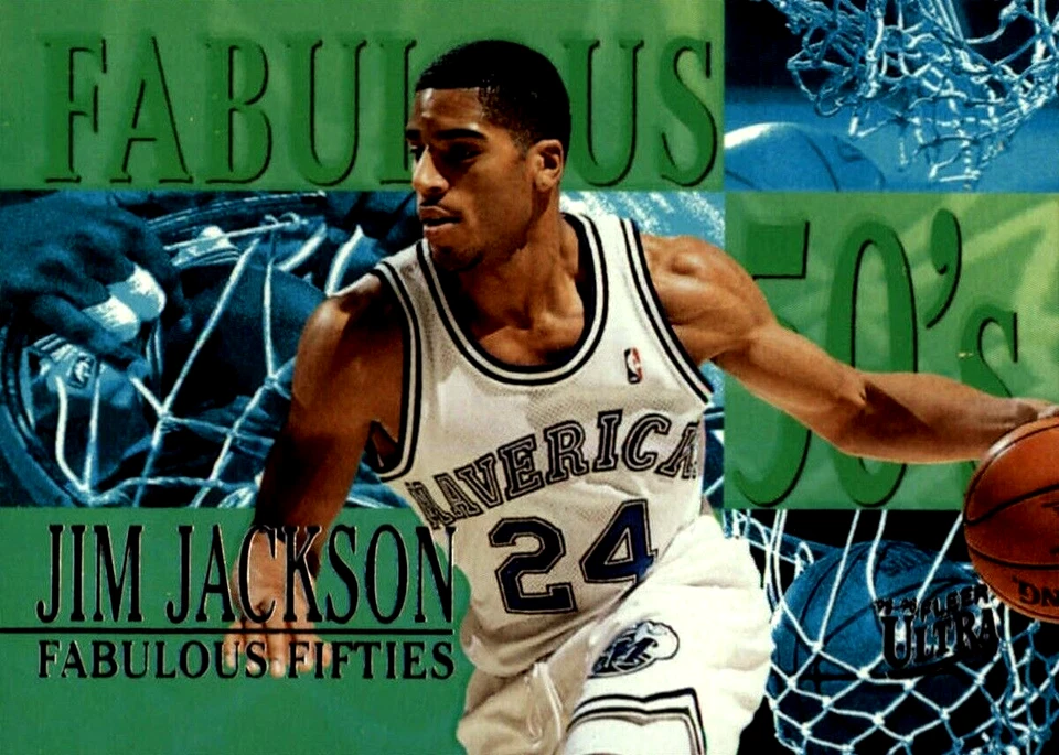 1995-96 Ultra Fabulous Fifties #4 Jim Jackson Dallas Mavericks - Imagem 1 de 1