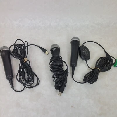 Lote de 3 Micrófonos USB Logitech con Cable Xbox 360 PS2 PS3 Wii Rock Band Foto 1 de 4