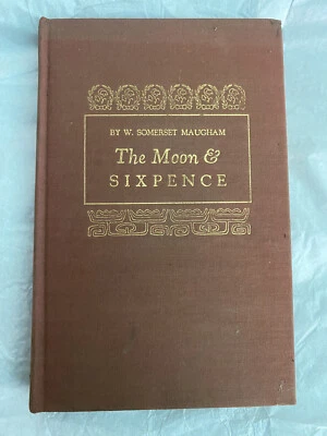 The Moon & Sixpence By W. Somerset Maugham 1941 Hardcover - Imagem 1 de 4