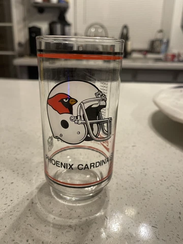 "1989 NFL Phoenix Cardinals Coca-Cola & Smitty's Vintage Collectible Glass" Cover