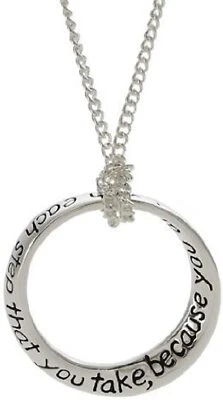 DICKSONS ПОДАРКИ 18» СЕРЕБРО ПОКРЫТИЕМ «КРУГ ВЕРЫ» ПОДВЕСКА ОЖЕРЕЛЬЕ НОВЫЙ - Изображение 1 из 4