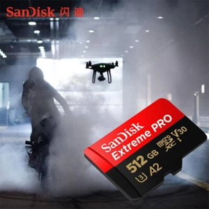 Karta micro SD SanDisk Extreme PRO 64GB 128GB 256GB 512GB 1TB karta pamięci A2 V30 - Zdjęcie 1 z 17