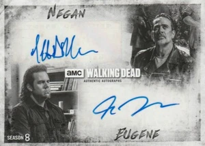Walking Dead Season 8 Josh McDermitt Jeffrey Dean Morgan Autograph Dual DA-MM /5 - Picture 1 of 1