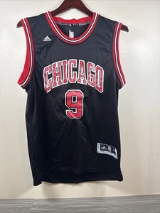 Adidas NBA Chicago Bulls #9 RAJON RONDO Basketball Jersey Large EUC RARE VTG - Picture 1 of 8