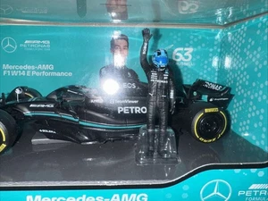 GEORGE RUSSELL Mercedes AMG #63 LAS VEGAS WINNER 2024 Grand Prix F1 1:24 Bburago - Picture 1 of 9