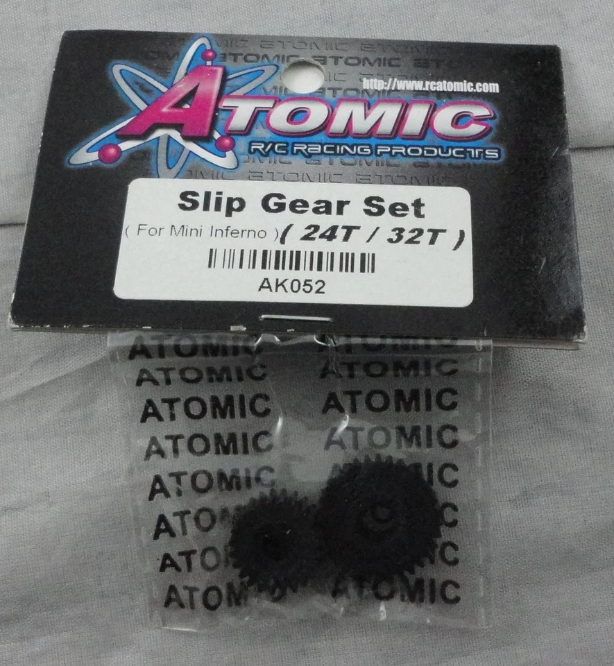 Atomic Slip Gear Set fits Kyosho Kyosho Mini Inferno Buggy 24T/32T AK052 - Image 1 of 1