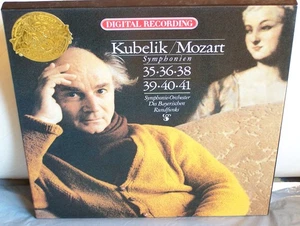 Mozart Symphonies 35-41 Kubelik BRSO German Digital Stereo Ed. 3-LP FINE & RARE! - Picture 1 of 9