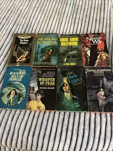 Vintage Gothic Novels Various Titles And Authors Set Of 8 - Picture 1 of 15