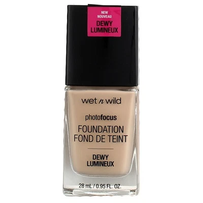6 Pack Wet n Wild PhotoFocus Dewy Foundation, Fair Porcelain, 0.95 fl oz - Image 1 of 2