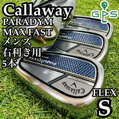 Juego de palos de golf Callaway Paradym Max Fast de hierro para hombre varillas N.S.PRO usados - Imagen 1 de 4