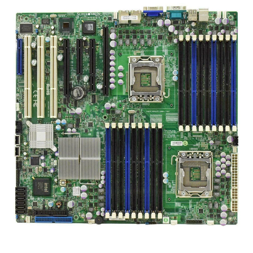 Supermicro ATX Scheda madre x8dtn+ LGA 1366 Socket - Immagine 1 di 1