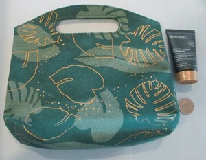 BIOSSANCE SQUALANE + GLYCOLIC RENEWAL MASK  1 oz/30ml & Fabric Clutch DUO   NWOB - Picture 1 of 2