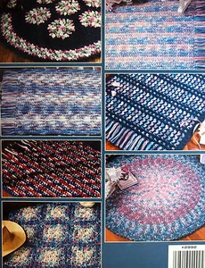 Variegated Rgus to crochet: 8 triple-strand rug designs by anne halliday LA2992 - Picture 1 of 2