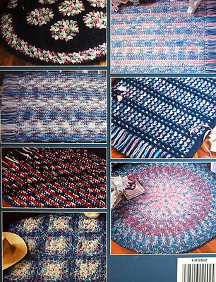 Variegated Rgus to crochet: 8 triple-strand rug designs by anne halliday LA2992 - Image 1 of 2
