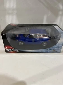 2001 100% Hot Wheels Chrysler PT Cruiser Panel.Blue with Flames 1:18 New in Box - Picture 1 of 8