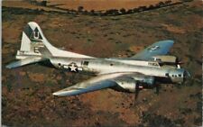 Boeing B17G Flying Fortress USA Air Force Duxford Cambs Base Postcard H60