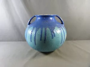 Michel Pointu (1925-), Ball vase 2 handles in glazed stoneware, signed ●U - Picture 1 of 11