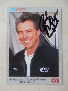 Rick Mears handsignierte 1992 AW Sports Racing Card - Gtd to Pass 3rd Party - Bild 1 von 3