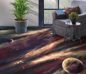 3D Planet Universe 1719 Floor WallPaper Murals Wall Print Decal UK Zoe - Picture 1 of 5