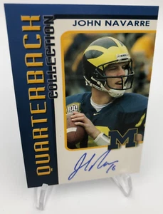TK Legacy JOHN NAVARRE AUTO Card SP/200 QUARTERBACK COLLECTION QB16 MICHIGAN - Picture 1 of 8