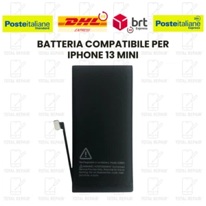 BATTERIA PER IPHONE 13 MINI 2406 mAh 4.47V(PRODUZIONE 2025) NO ERRORE STATO 100% - Zdjęcie 1 z 4